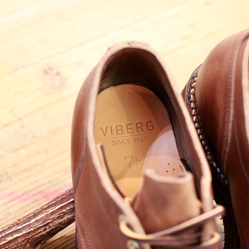 Viberg Natural Chromexcel 145 Oxford – Patina Turner's Boots